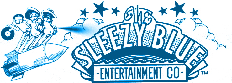 The Sleezy Blue Entertainment Company Logo